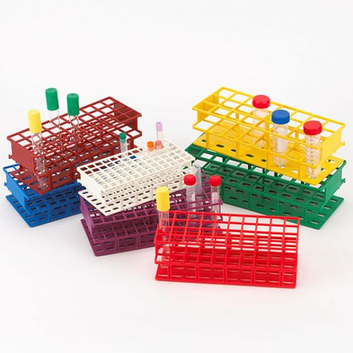 40 place nylon wireless tube rack green