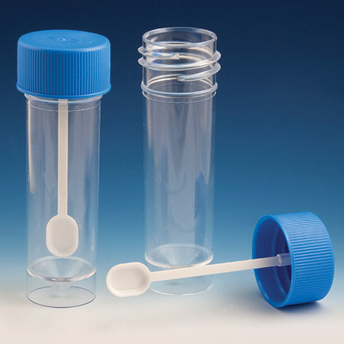 30 mL Polystyrene Fecal Collection Container